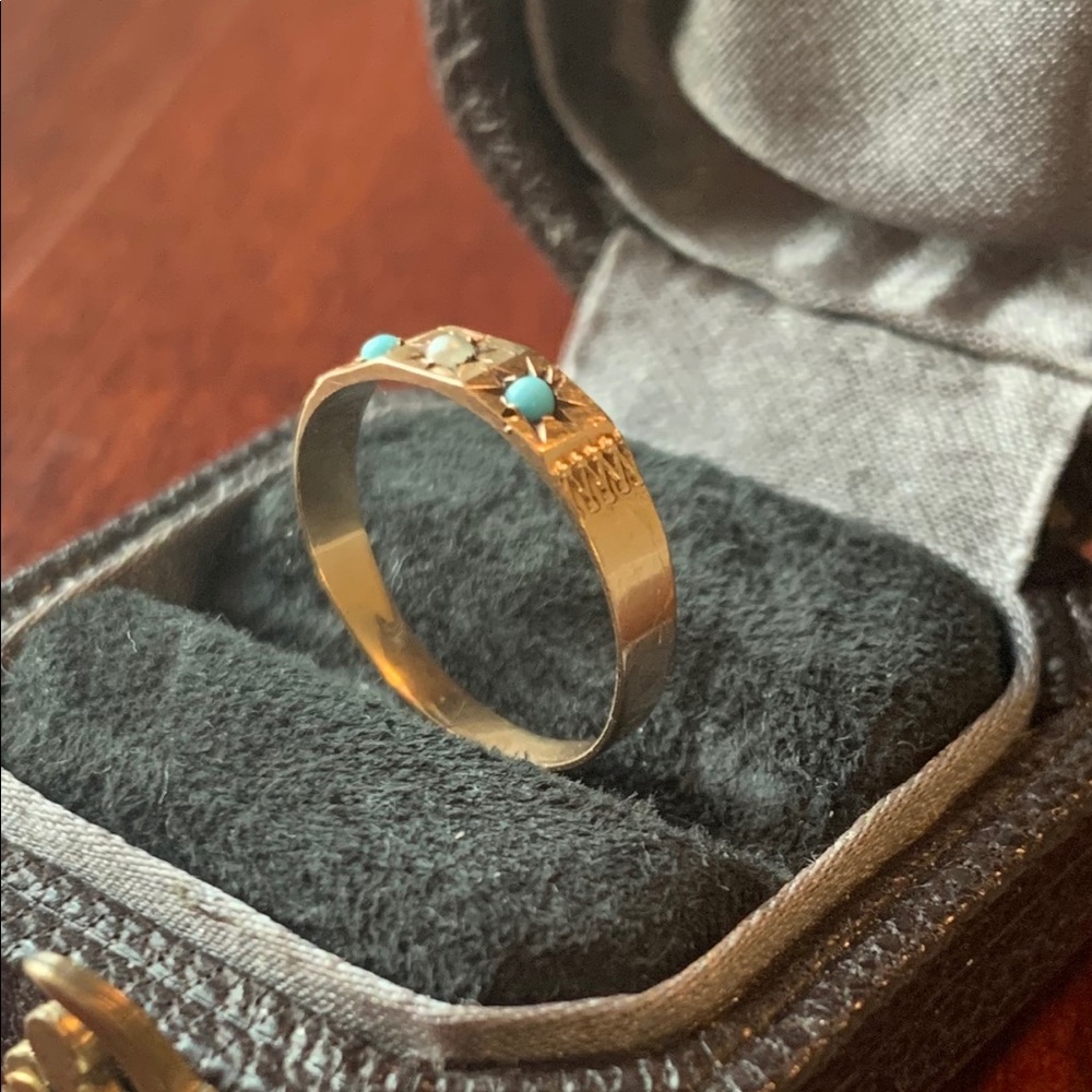 Victorian 14kt Gold Baby Ring / Pinky Ring